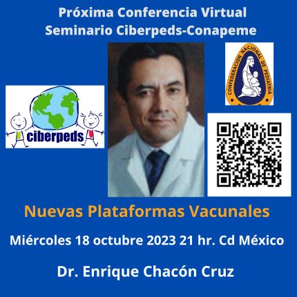 CONAPEME's tweet photo. Estimado Pediatra Latinoamericano
lo invitamos a unirse al seminario.
Miércoles 18 oct 2023 09:00 p. m. Ciudad de México
Nuevas Plataformas Vacunales, por el Dr. Enrique Chacón C. Pediatra Infectólogo de Houston Tx
https://t.co/OtEcf1dMbS
CIBERPEDS: https://t.co/s81aCYSryE https://t.co/Duk53c2xlH