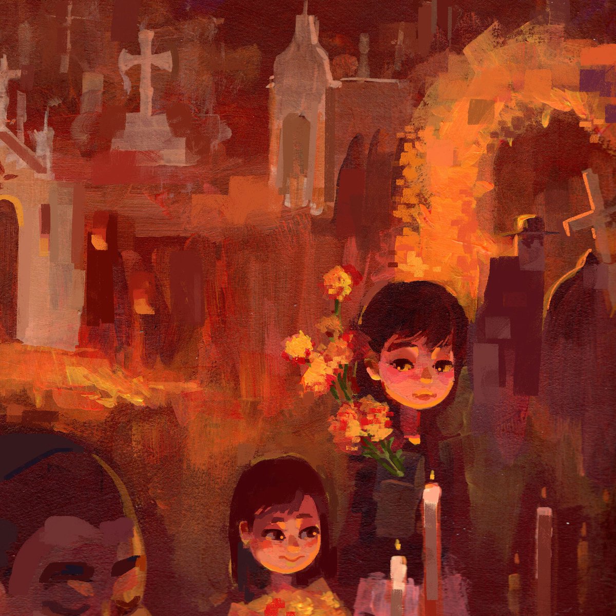 GloriaFelixArt's tweet photo. Hola #latinesCreate / #latinxsCreate 🙌🏽💞

I'm Gloria Felix a purepecha-indigenous children's books illustrator, vis dev artist and art professor from Mexico. 🔥 
Portfolio: https://t.co/OP1ofEFOj8 https://t.co/9VRX2AxSmP