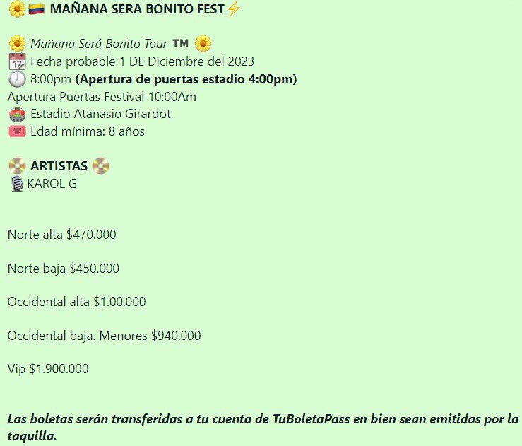 santiagolalin's tweet photo. Vea lo que son las mafias de los organizadores y revendedores de boletas. Y gente con ganas, haciendo fila todo el día, y nada. Nadie regula esto. #KarolGEnMedellin #KarolG https://t.co/o0wDA0VmqH