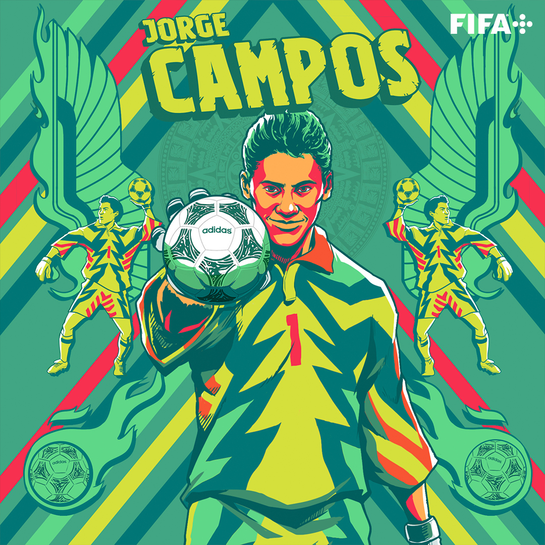 fifaworldcup_es's tweet photo. 🇲🇽 𝐈 𝐍 𝐌 𝐎 𝐑 𝐓 𝐀 𝐋 🧤

¡Feliz cumpleaños al gran Jorge Campos! 🎂

@miseleccionmx | #CopaMundialFIFA