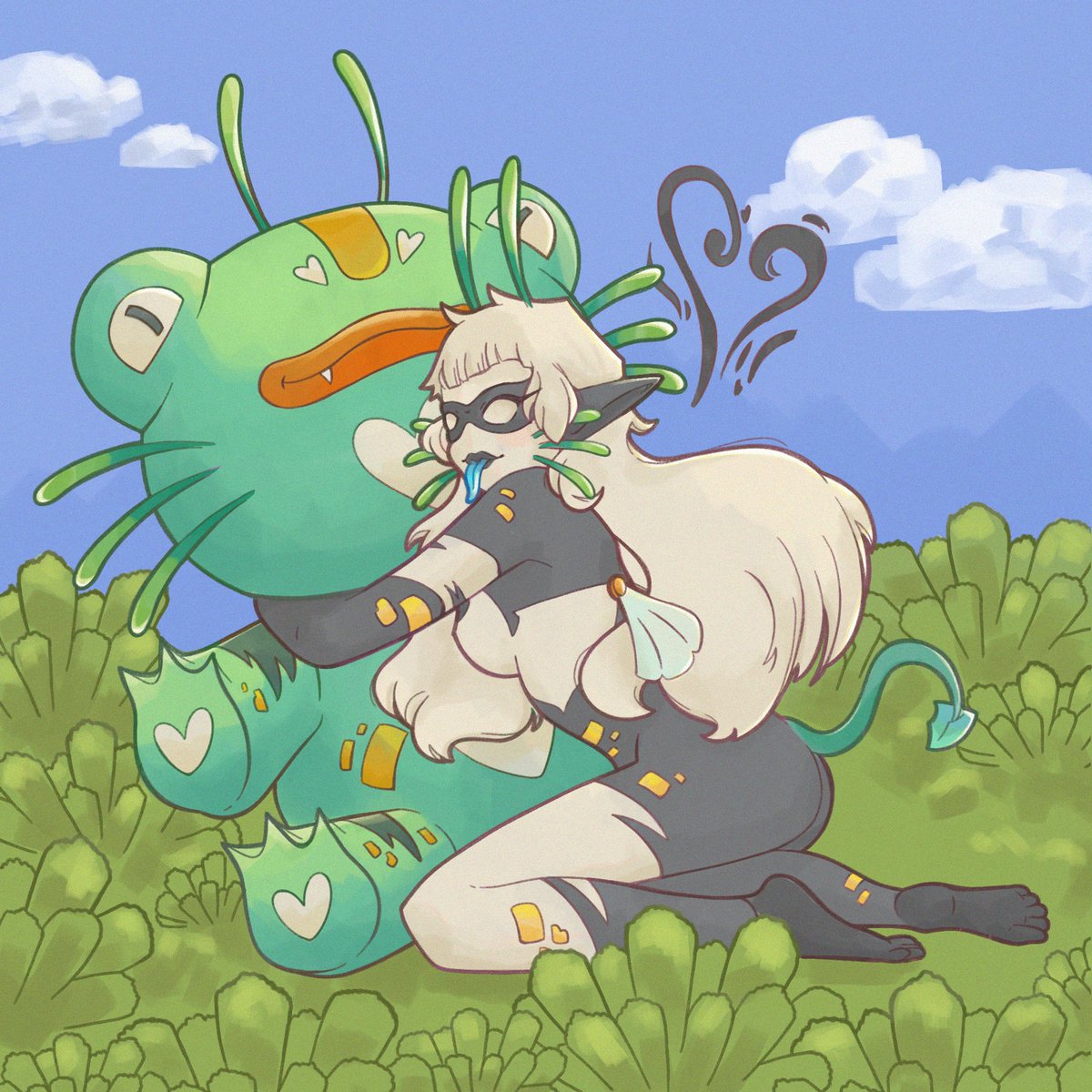 imMaxdemian's tweet photo. @WAKFU_ES Sapomorro x Kali ✨💗🐸 https://t.co/m2DlHm6cE9