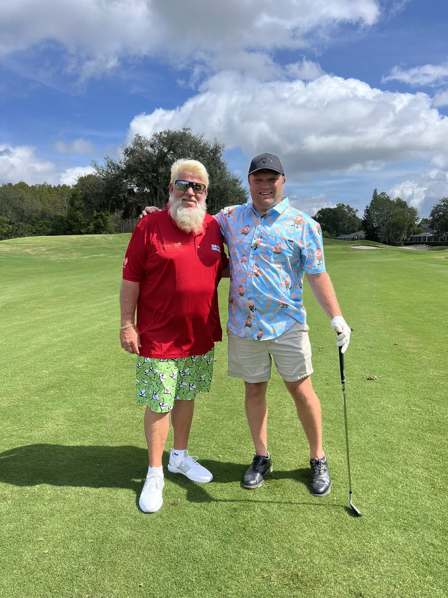 insta saw it first but i met the legend John Daly today