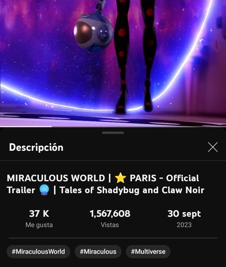 TRAILER OFICIAL: MIRACULOUS WORLD PARIS!