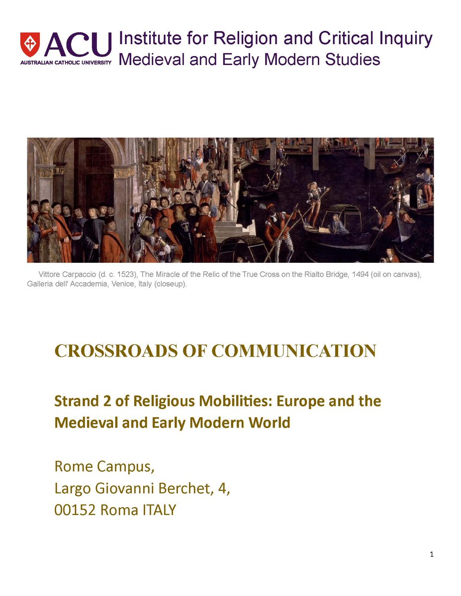 Happening over the next two days in Rome.