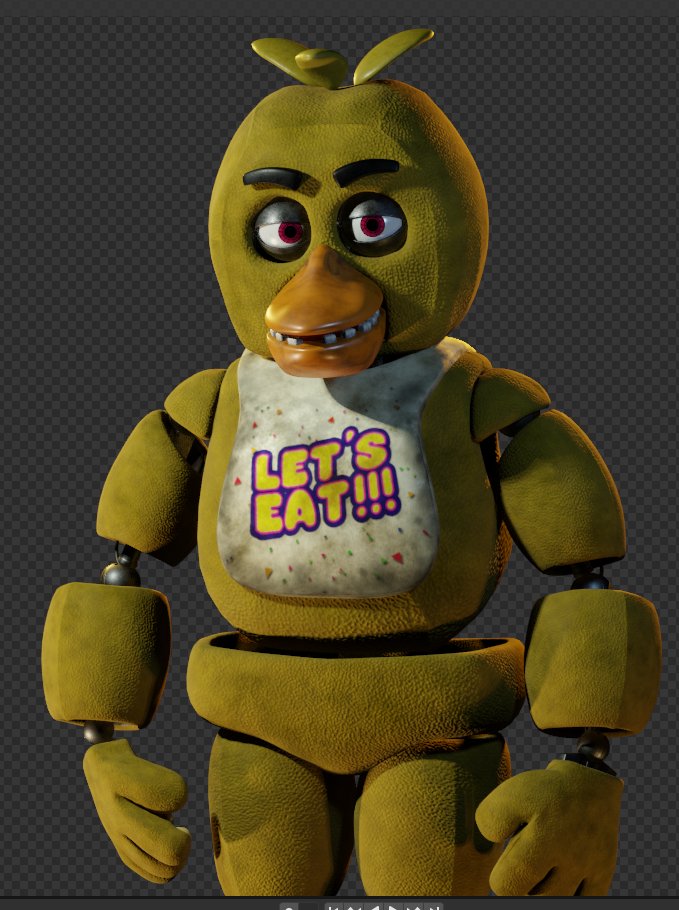 FNaF: Withered Chica model Fix 