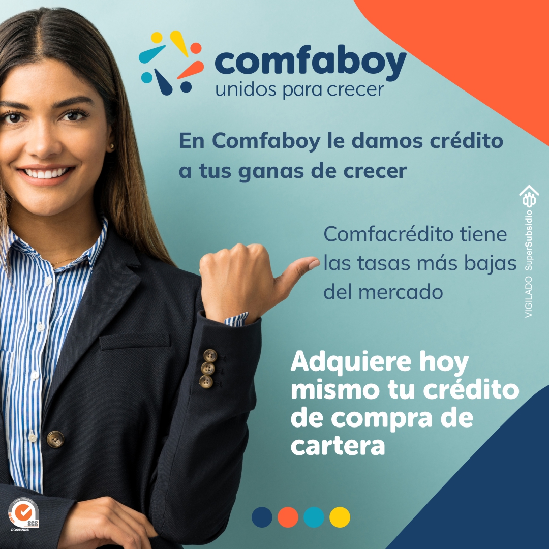 comfaboy's tweet photo. ¿Estas buscando un alivio Financiero💰💰? Eso ya no es un problema 🤗 #CompraDeCartera de Comfaboy es la solución; Unifica tu crédito, Tasas de interés más bajas del mercado, Recupera liquidez. Aplica términos y condiciones https://t.co/XbIkdmecr0 #comfaboyunidosparacrecer https://t.co/4XhIXyLLeh