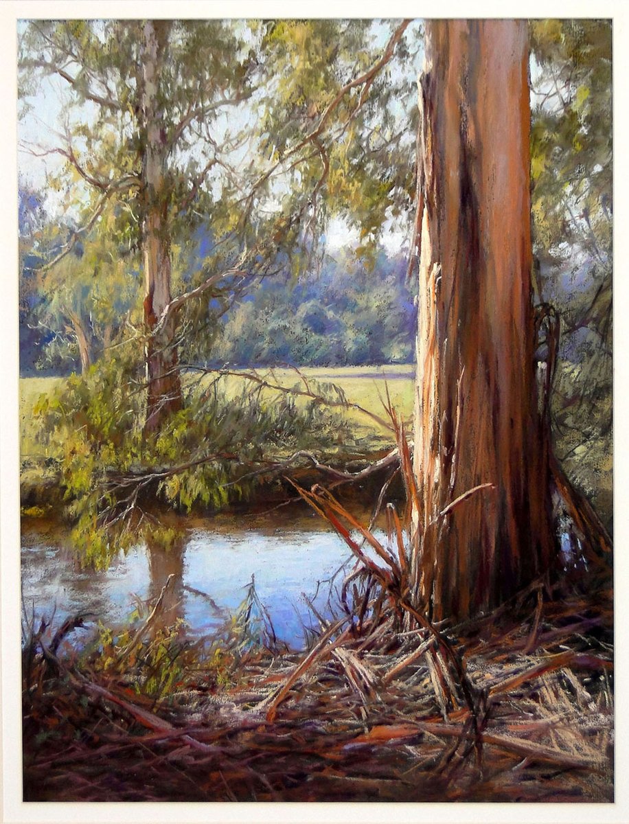 Down by the River’s Edge, Woori Yallock ~ Pastel by Barbara Southgate

Pastel painting techniques and tutorial with Barbara Southgate I Colour In Your Life
youtube.com/watch?v=XDrURf…

#artistsontwitterr #artist