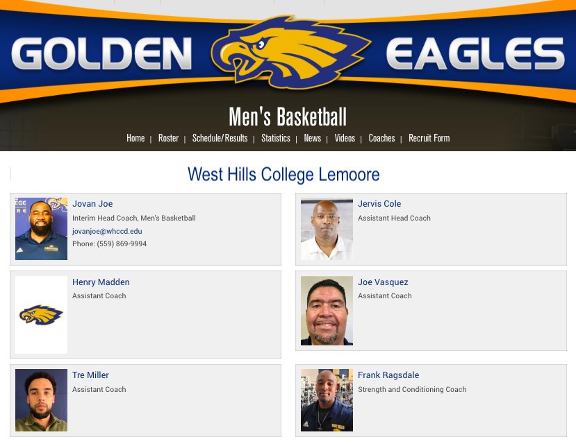 I am so grateful for this opportunity. Thank you, Coach Joe, for believing in me. I will do my best to help our young men in the classroom and on the basketball court. The sky is the limit with this team. Now it is time to put in work! #JervsCole #WestHillsLemooreMensBasketball