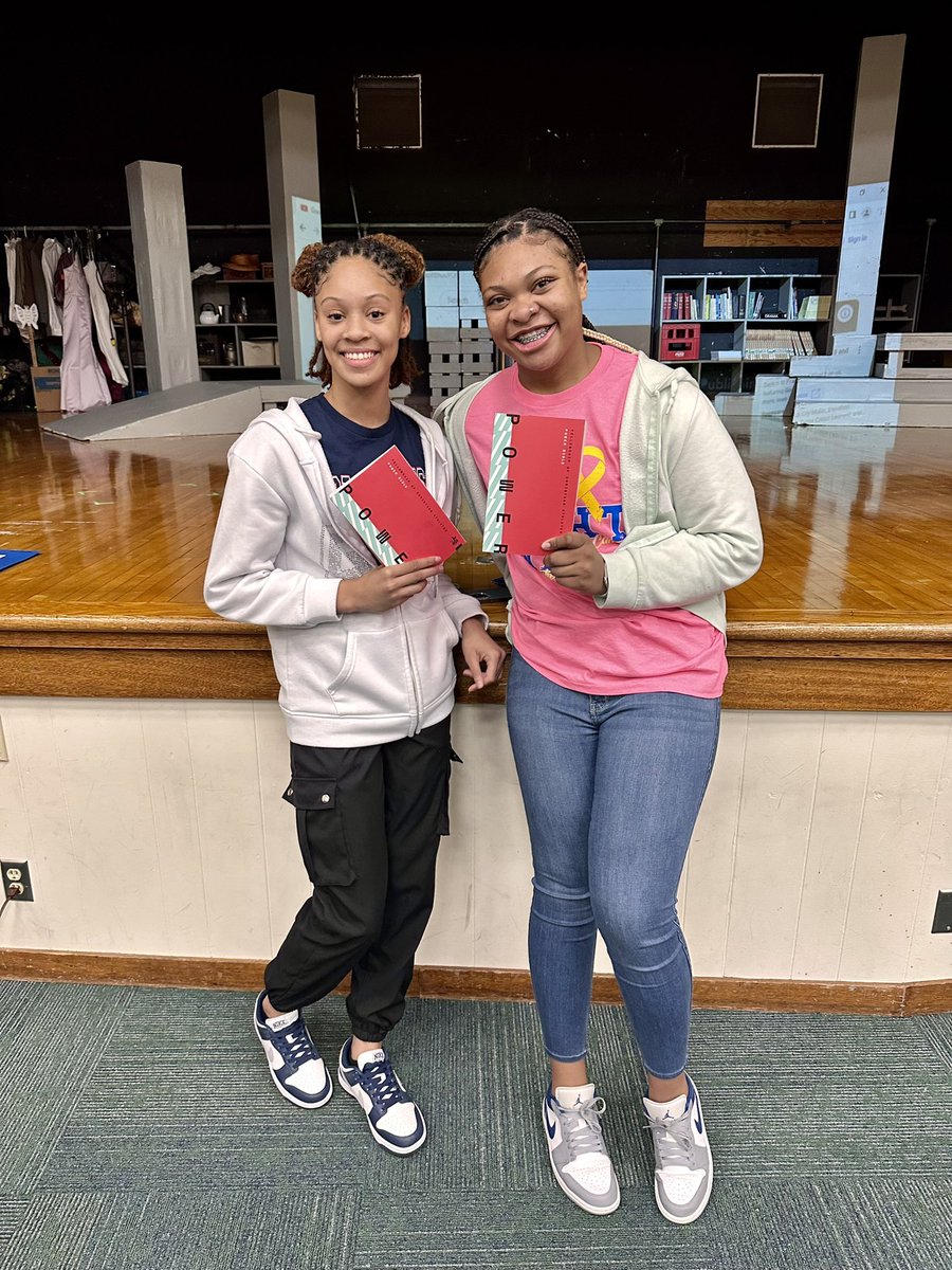 JHSGBB's tweet photo. Super proud of 2 of our scholar student athletes, Trunijah Butler and Marquicia Robertson, for speaking to middle school students at FCA this morning! Their topic was “Fighting Through Adversity”. 

🏀Trunijah’s Bible verse: James 1:2-3
🏀Marquicia’s Bible verse: Philippians 4:13 https://t.co/JdVcsDCDDV