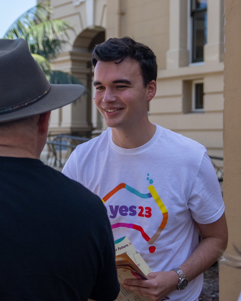 Thank you to everyone volunteering and working on the referendum across Australia today.