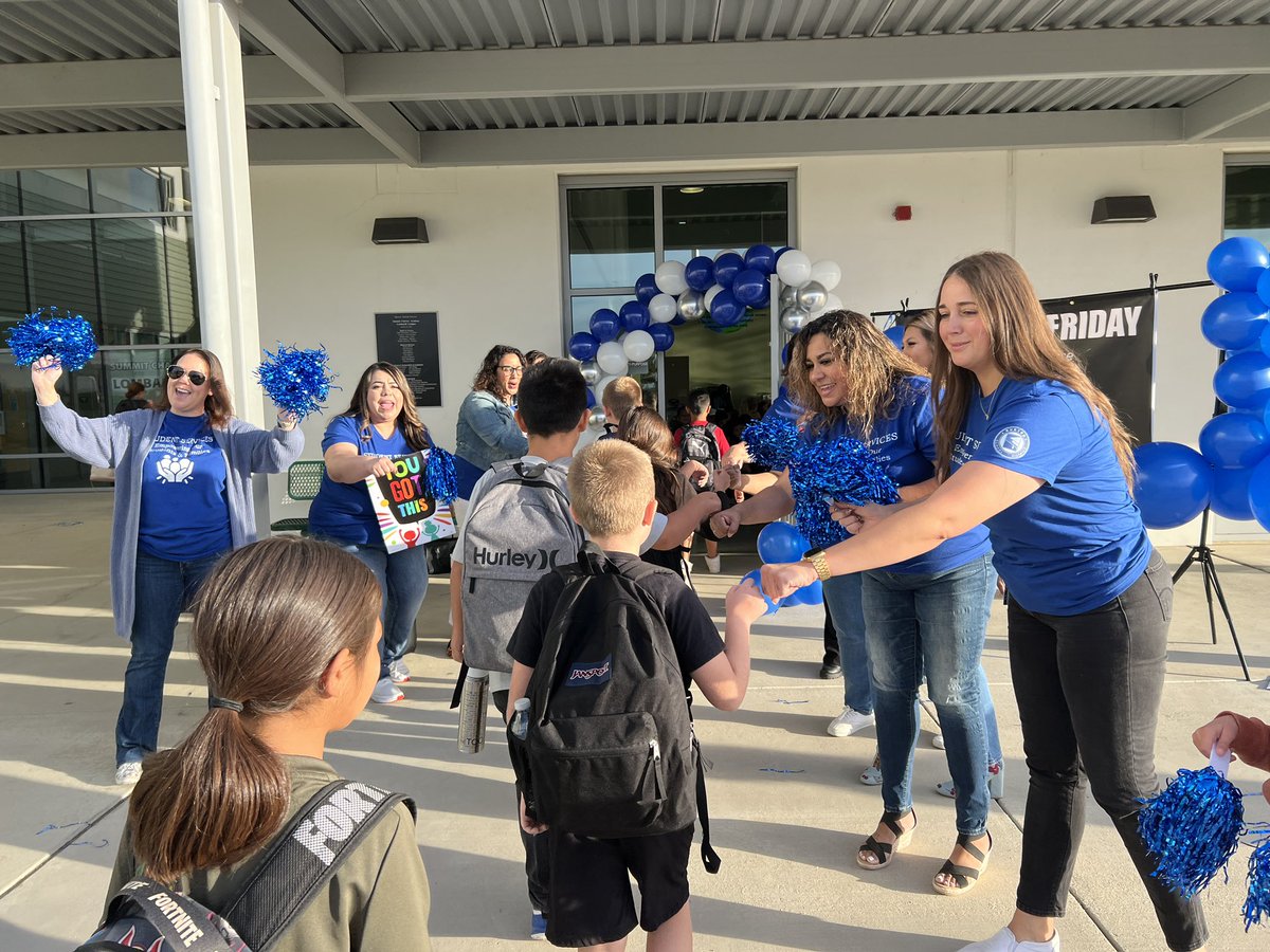 Student Services brought out the hype to get our SCA Lombardi students off to a great start with Fist Bump Friday! We had music, cheering, dancing, smiles, and lots of fist bumping. Huge shoutout to our Student Services Department! Way to bring the spirit!! #BurtonExperience