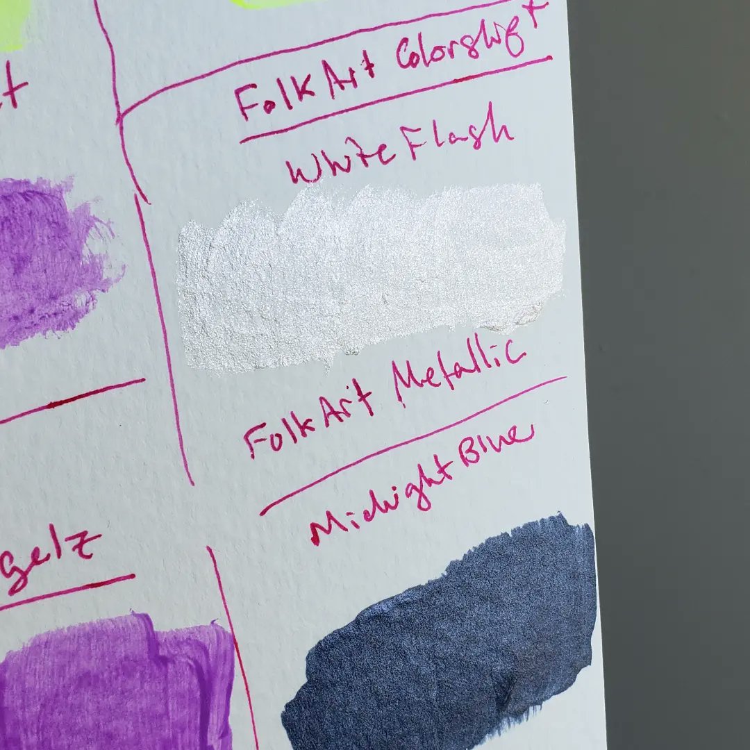 designsbyreeves's tweet image. Working on a color palette. I also wanted to compare the Artist Loft with Color Smart brands neons. All are acrylic outside the crafter square in the middle top.
.
.
.
.
.
#painting #artistloft #craftsmart #colorpalette #applebarrelpaint #folkartpaint