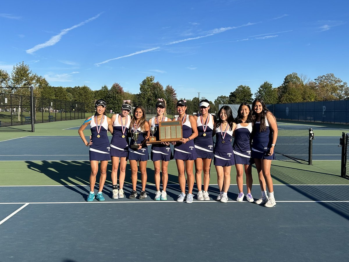 Girls tennis won the Prep Championships today!