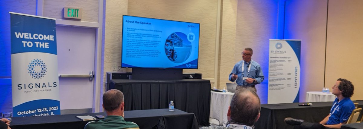 Had a great time at #FAROSignalsConference2023 discussing #slam technology