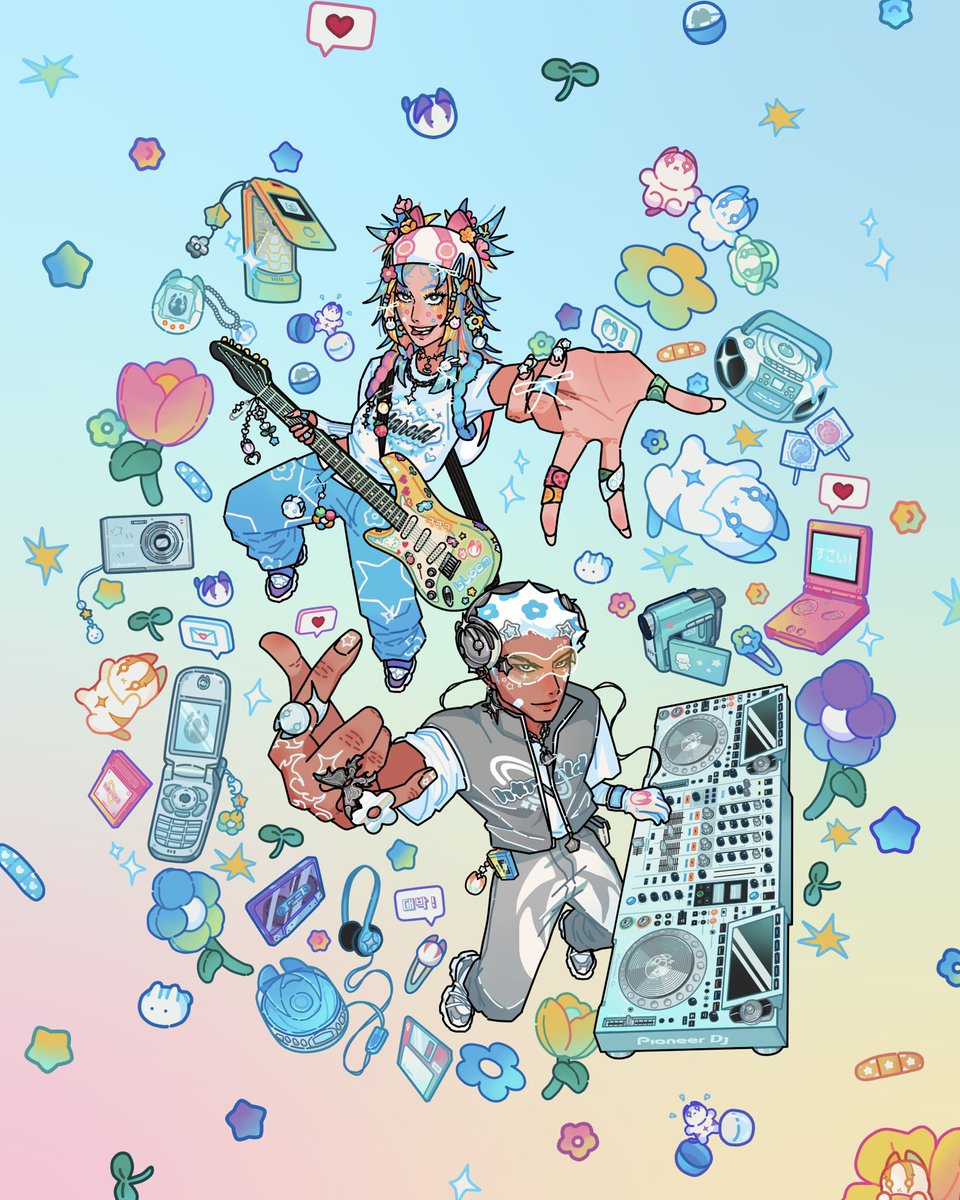 vyfam's tweet image. had the ✨AMAZIN✨ opportunity to illustrate for @iamdabinlee’s STAY IN BLOOM FESTIVAL!! 🌱🌷

shoutout to Dabin and team for letting me take the reins on the art direction for his festival ! \(//∇//)\

Pls enjoi the close ups on the art hehe