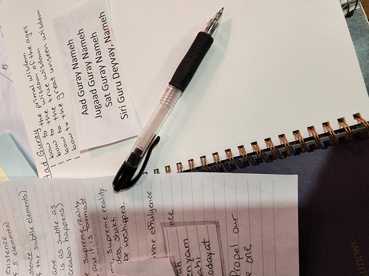 Luna_Marigolde's tweet photo. A dear friend has been guiding a few of us into the world of #mantras. 💜 today I'm taking time to begin a dedicated #notebook to keep everything in one place.  I'll be going through my mess of old papers,  notebooks, and binders to pull out &amp; add guided #meditations as well 🧘🏼‍♀️ https://t.co/cArsTatVmF
