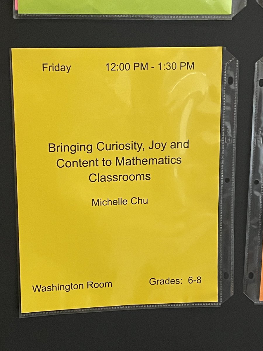 Current <a href="/BCAMT/">BCAMT</a> executive member <a href="/TeacherMmeChu/">Michelle Chu</a> shares math tasks from her middle years classroom at the <a href="/nwmathconf/">Northwest Mathematics Conference</a> #NWMC2023