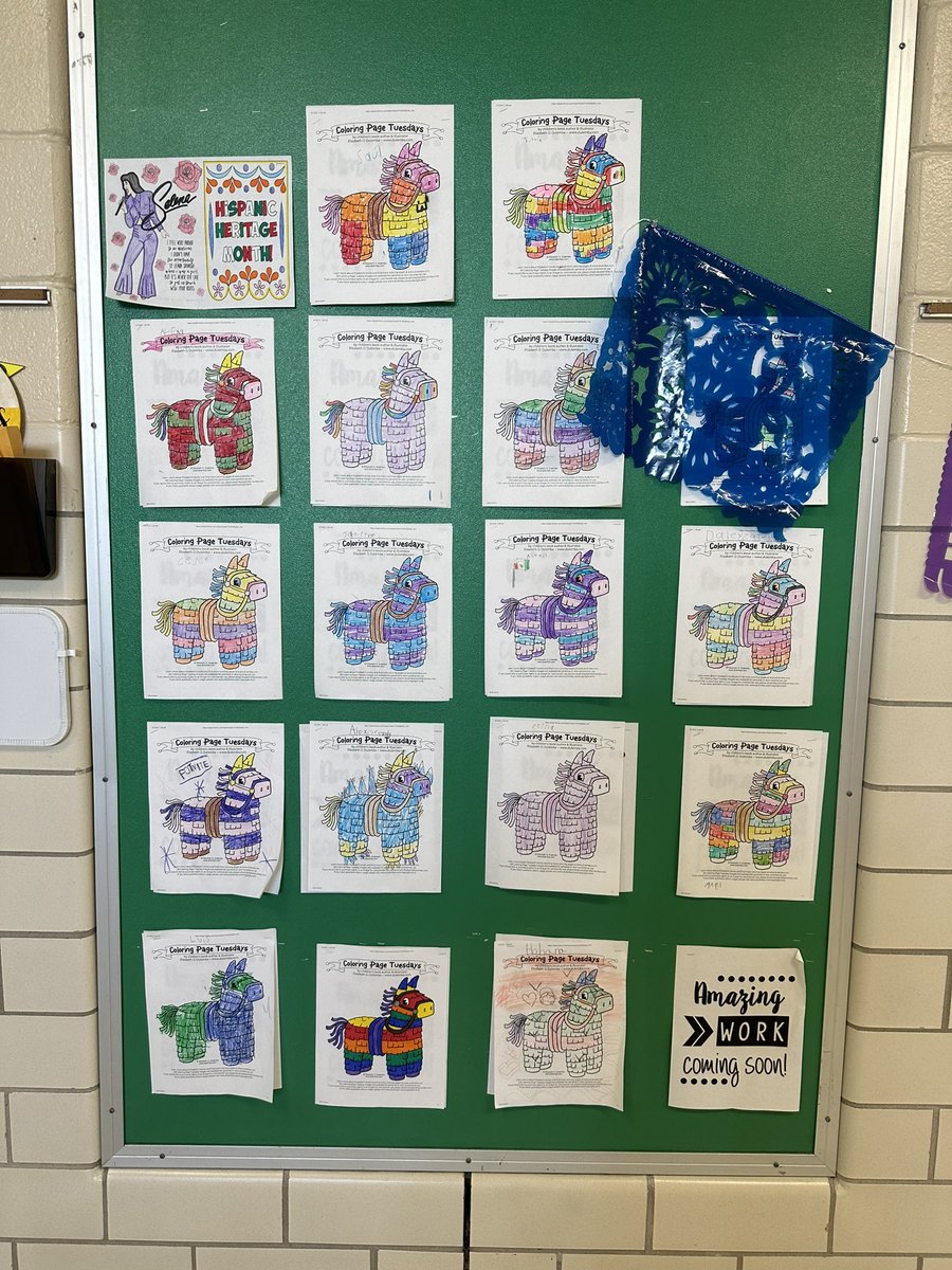 DrMoon2024's tweet photo. The halls at Cub Country splashed with Hispanic Heritage Celebration visuals and artifacts. @crenshawcubs Part 4 https://t.co/pucg2Lm9FT