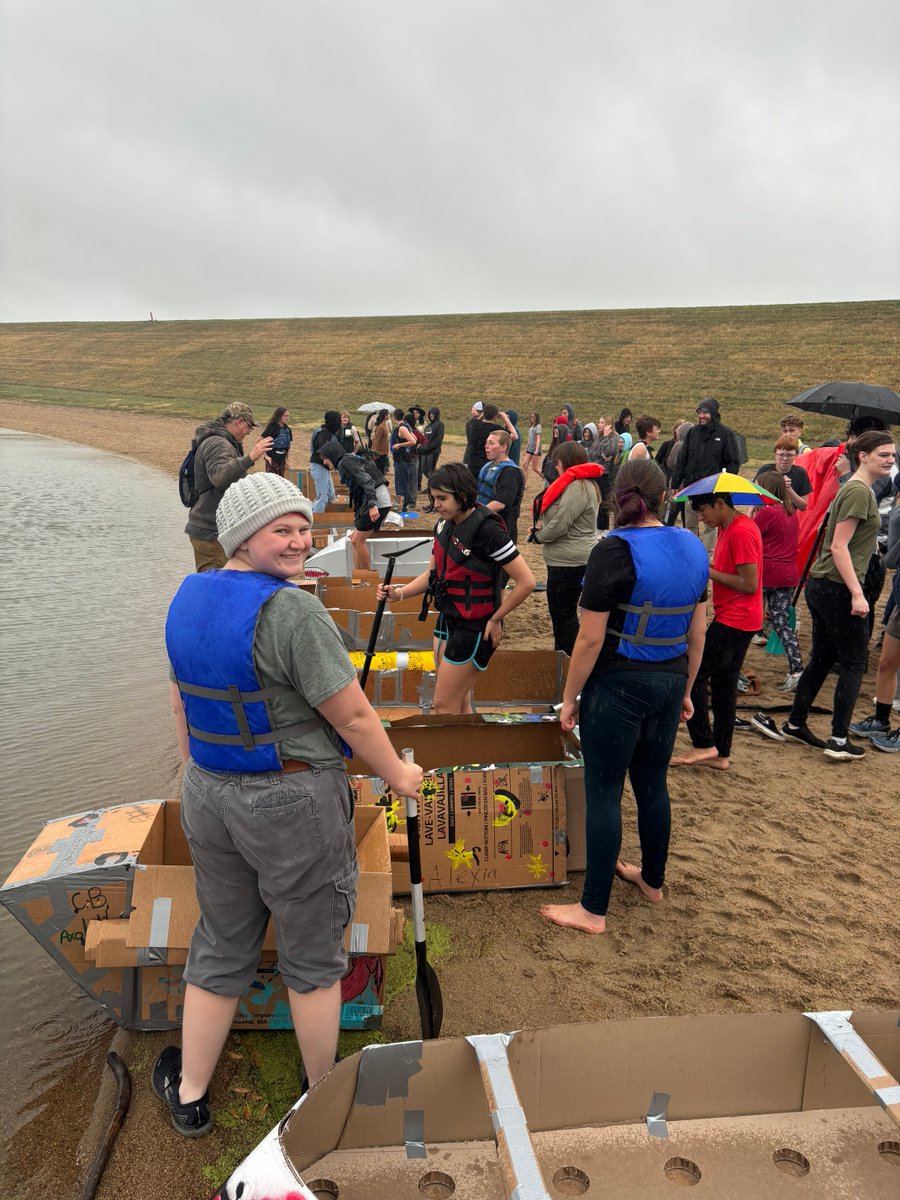 LPSScienceFocus's tweet photo. Whelp, It’s a wrap! SFP Field Exploration Day and Physics Cardboard-Boat Regatta 2023 was a success! We love our students and their willingness to ADVENTURE! https://t.co/kB4zSWMDOm