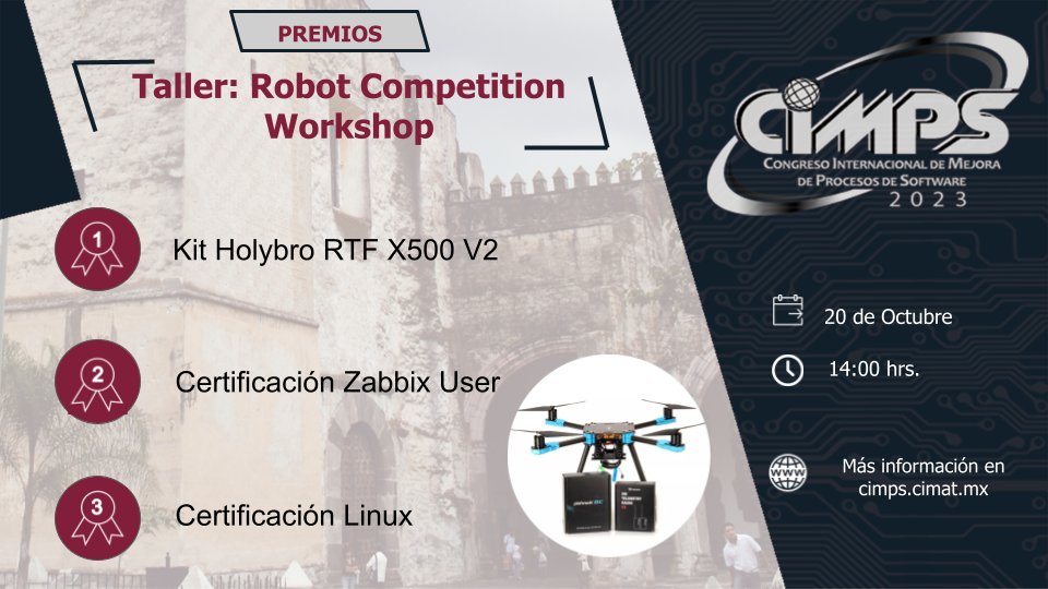 ConferenceCIMPS's tweet photo. Tendremos una premiación patrocinada por la Fundación DEDICA y Open Source: Innovation Lab.
1. Premio al Mejor Participante del Taller Robot Competition Workshop 📷

2. Premio al Mejor Artículo en Springerlink y IEEE Xplorer 📷 https://t.co/kM5jzdsljA