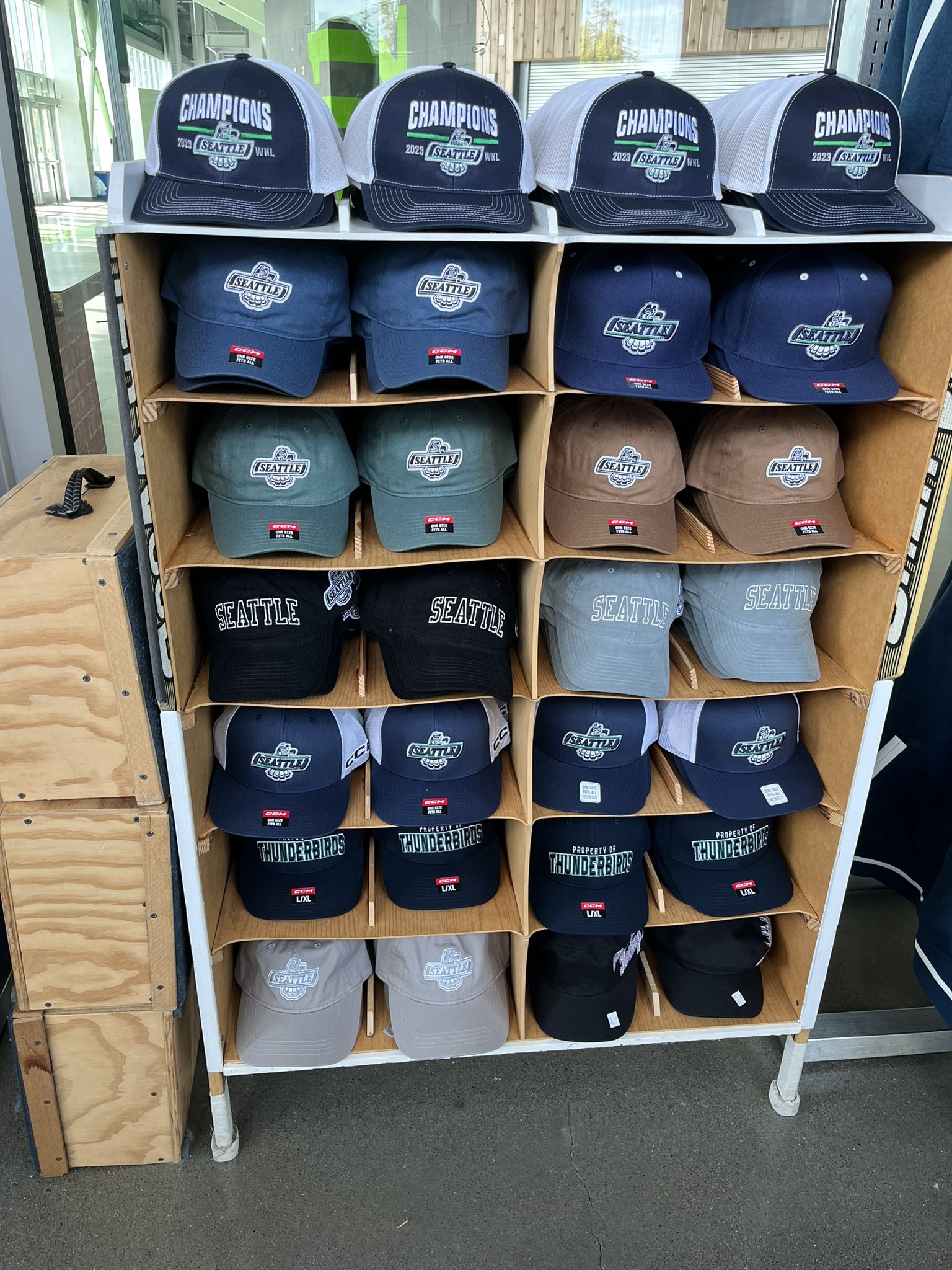 Get to the Team Store to pick up - Seattle Thunderbirds