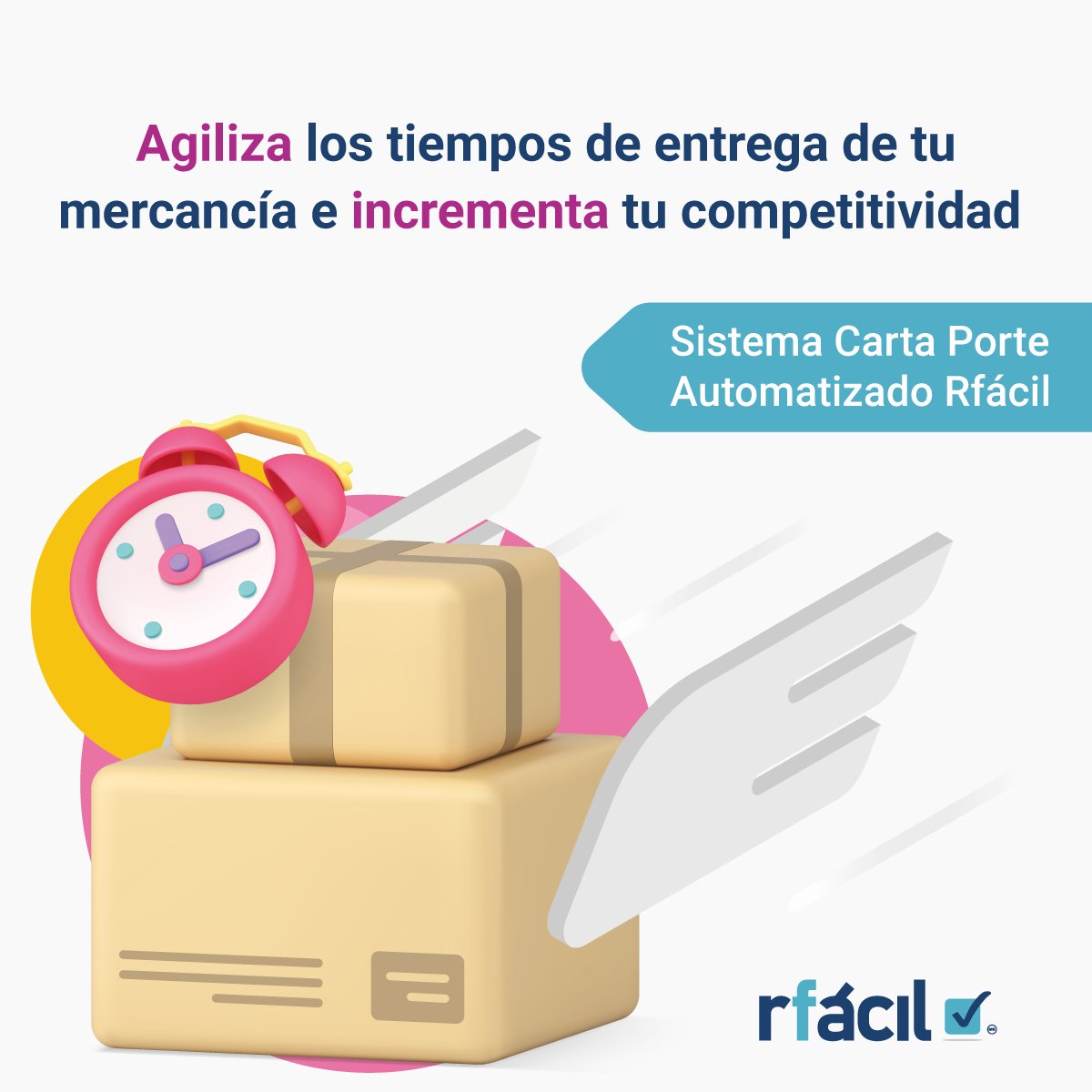 grupo_rfacil's tweet photo. Nuestro sistema agiliza el proceso de emisión de #CFDI generando de forma 100% automática el Complemento #CartaPorte 💻🚚
Conoce más aquí 👉 https://t.co/opXH8wK7RO
#Rfácil #ComplementoCartaPorte #Transporte #Software #FacturaciónElectrónica #Logistica #Empresas #PYMES https://t.co/knmycE2IVt