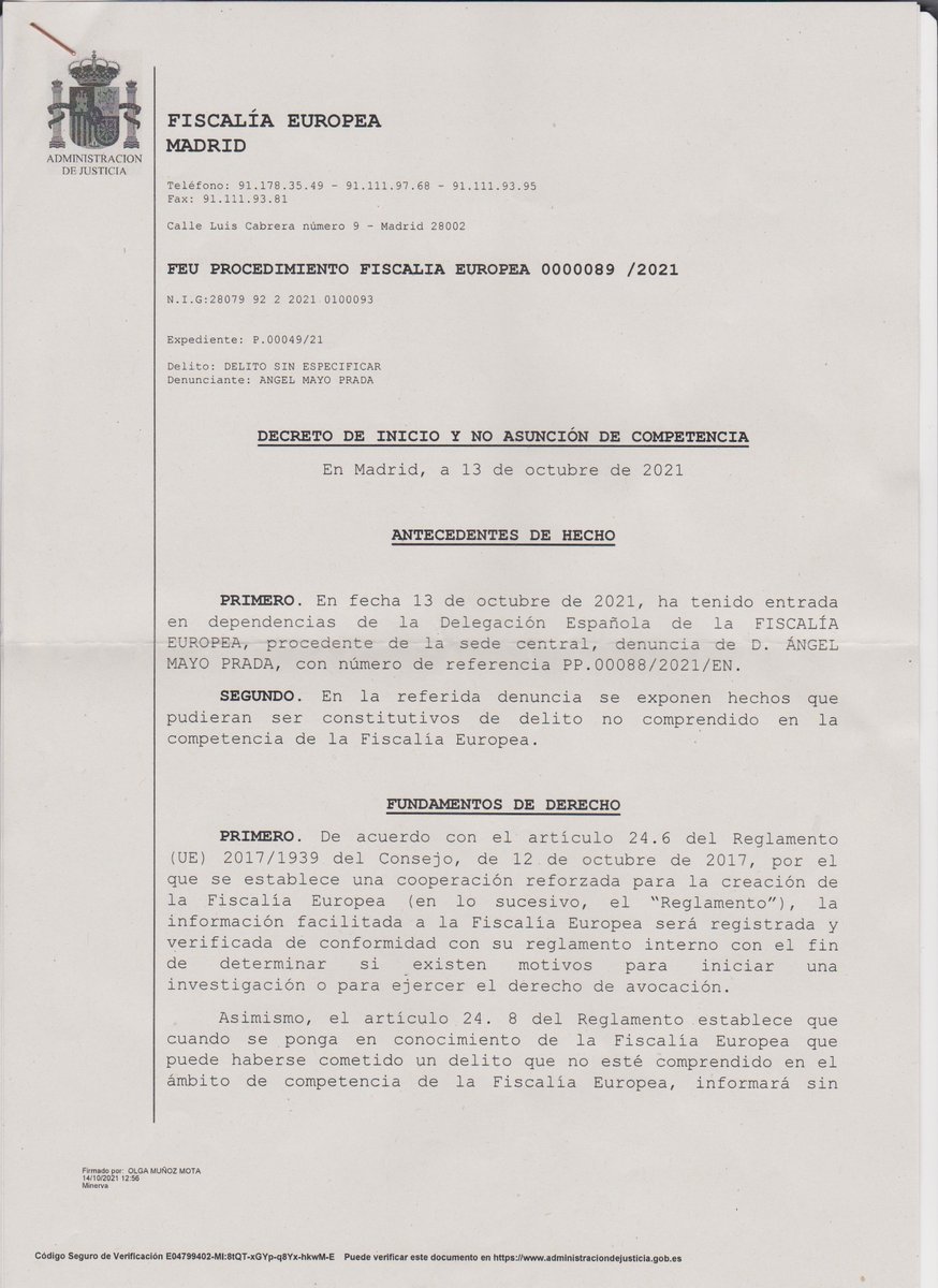 angelsanabria01's tweet image. #EUProsecutor