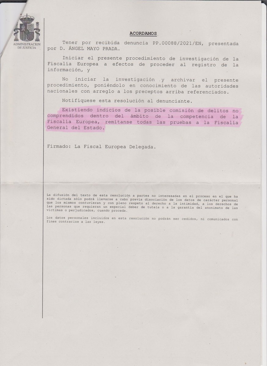 angelsanabria01's tweet image. #EUProsecutor