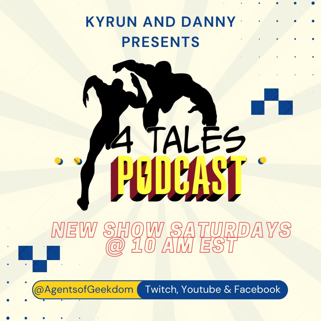 🌅 Start your Saturday morning off right with the 4Tales Podcast! Hosted by the dynamic duo, Danny J Quick and Kyrun, we're bringing you a chill and enjoyable morning ☕🎙️ #4TalesPodcast #SaturdayMorningPodcast #ChillVibes #WeekendStart #TuneInLive