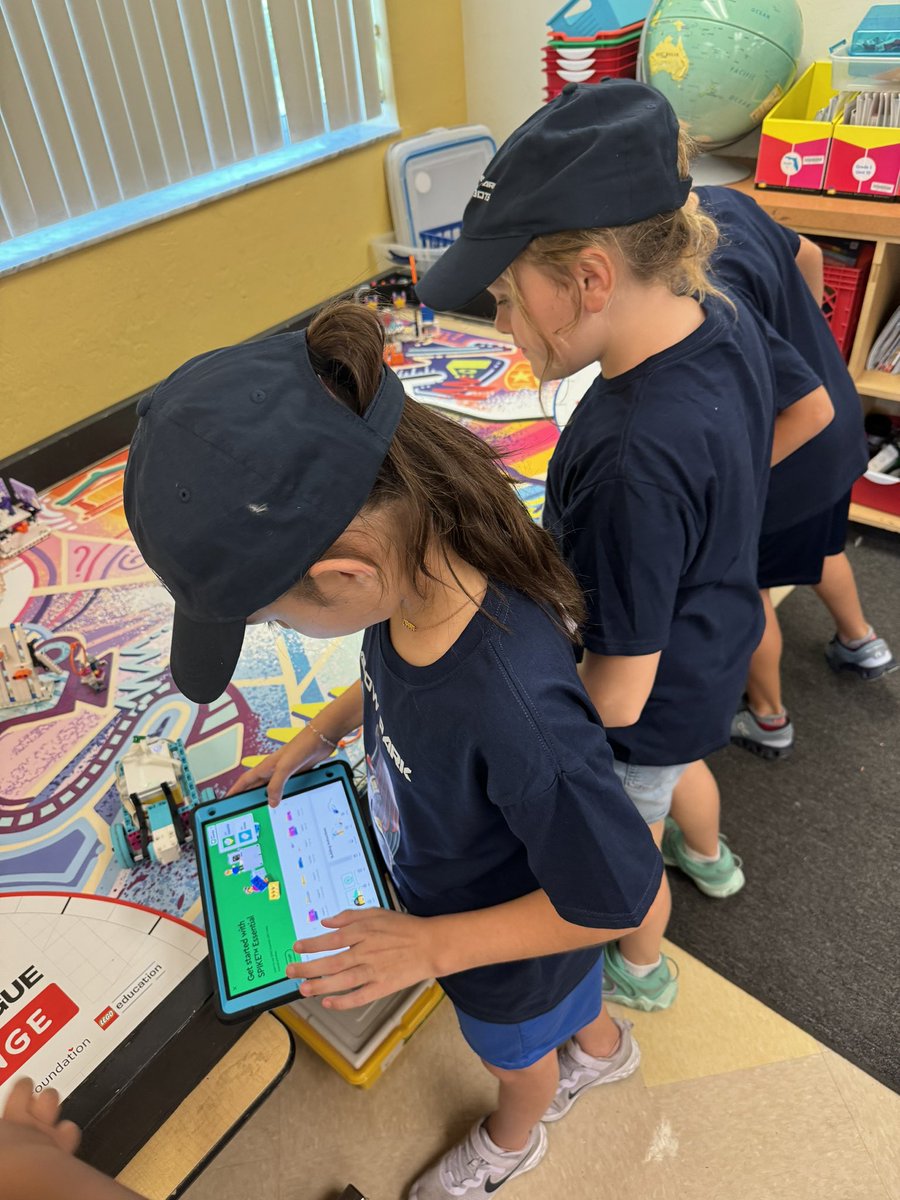 MeadowParkEl's tweet photo. Meadow Park Robotics Club was super excited to receive their new shirts and hats too! The “Eaglebots” are preparing for their first scrimmage next week! A big thank you to Ms. Noakes and Ms. Delgado for sponsoring them. @pbcsd https://t.co/ZH0wODaapO