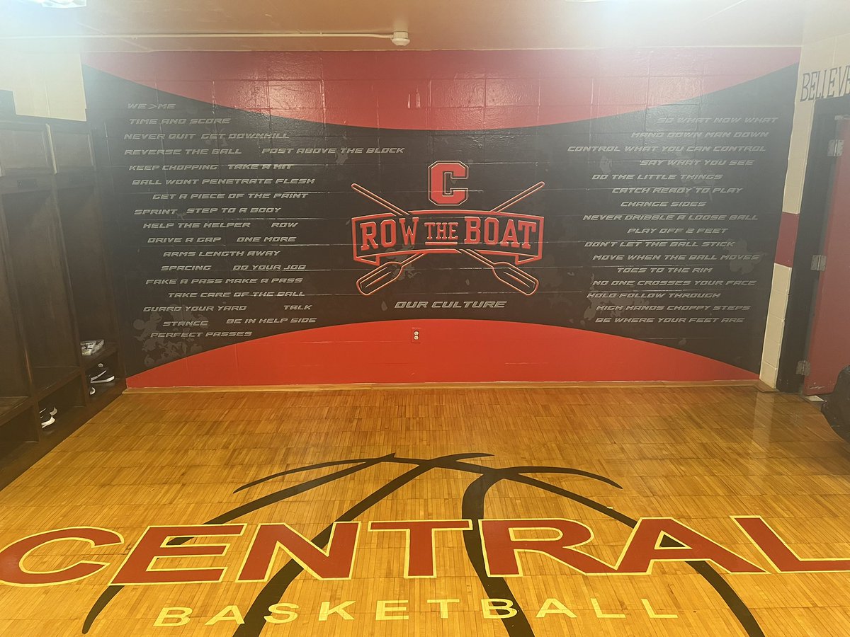 CoachJB's tweet photo. Locker room addition.  Thanks to @aceeatondesigns for bringing this vision to reality. Practice starts Monday. RTB https://t.co/04jLesQfSg