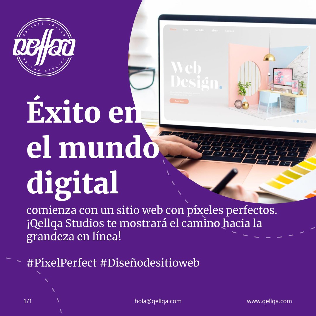 QellqaStudios's tweet photo. Success in the digital world starts with a pixel-perfect website. We will show you the path to online greatness! 

Éxito en el mundo digital comienza con un sitio web con píxeles perfectos. ¡Te mostraremos el camino hacia la grandeza en línea! 

#PixelPerfect #WebsiteDesign https://t.co/Ch5g8QLZlB