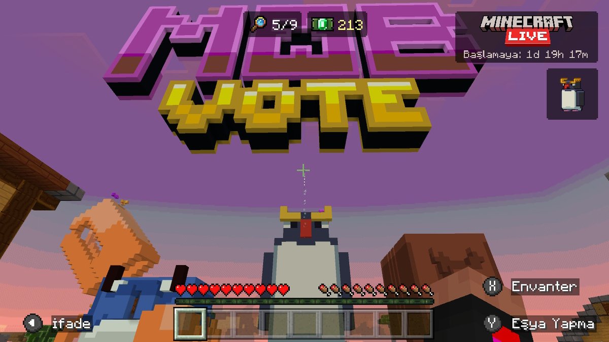 OMagniet's tweet photo. Amazing A minecraft Server :]

#Minecraft #NintendoSwitch
#MinecraftMobVote2023 #MinecraftLive
#MinecraftLiveBedrock
#MinecraftLiveSpecialBedrockserver
#MinecraftLiveevent https://t.co/K3tM7rtAjl