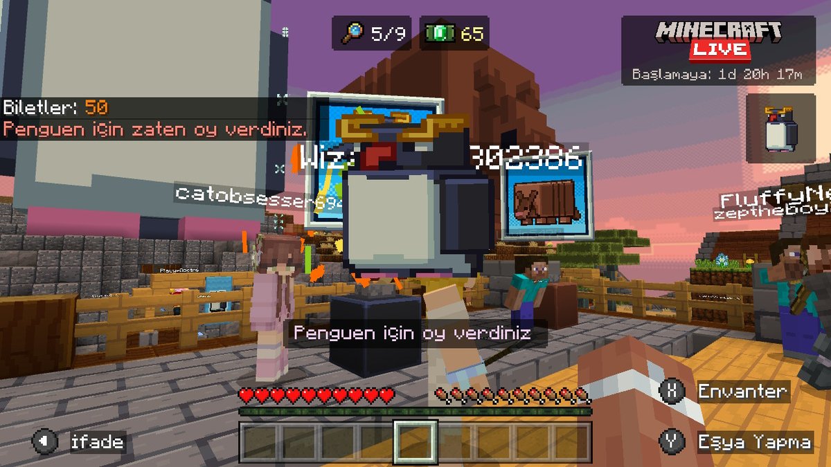 OMagniet's tweet photo. Amazing A minecraft Server :]

#Minecraft #NintendoSwitch
#MinecraftMobVote2023 #MinecraftLive
#MinecraftLiveBedrock
#MinecraftLiveSpecialBedrockserver
#MinecraftLiveevent https://t.co/K3tM7rtAjl