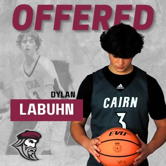 I’m so grateful for the conversations I had with @JasonOConnell10 and @coachsavage10 this week and to have received an offer from Cairn University! Thank you @CairnMBB for the incredible visit! @TMAathletics