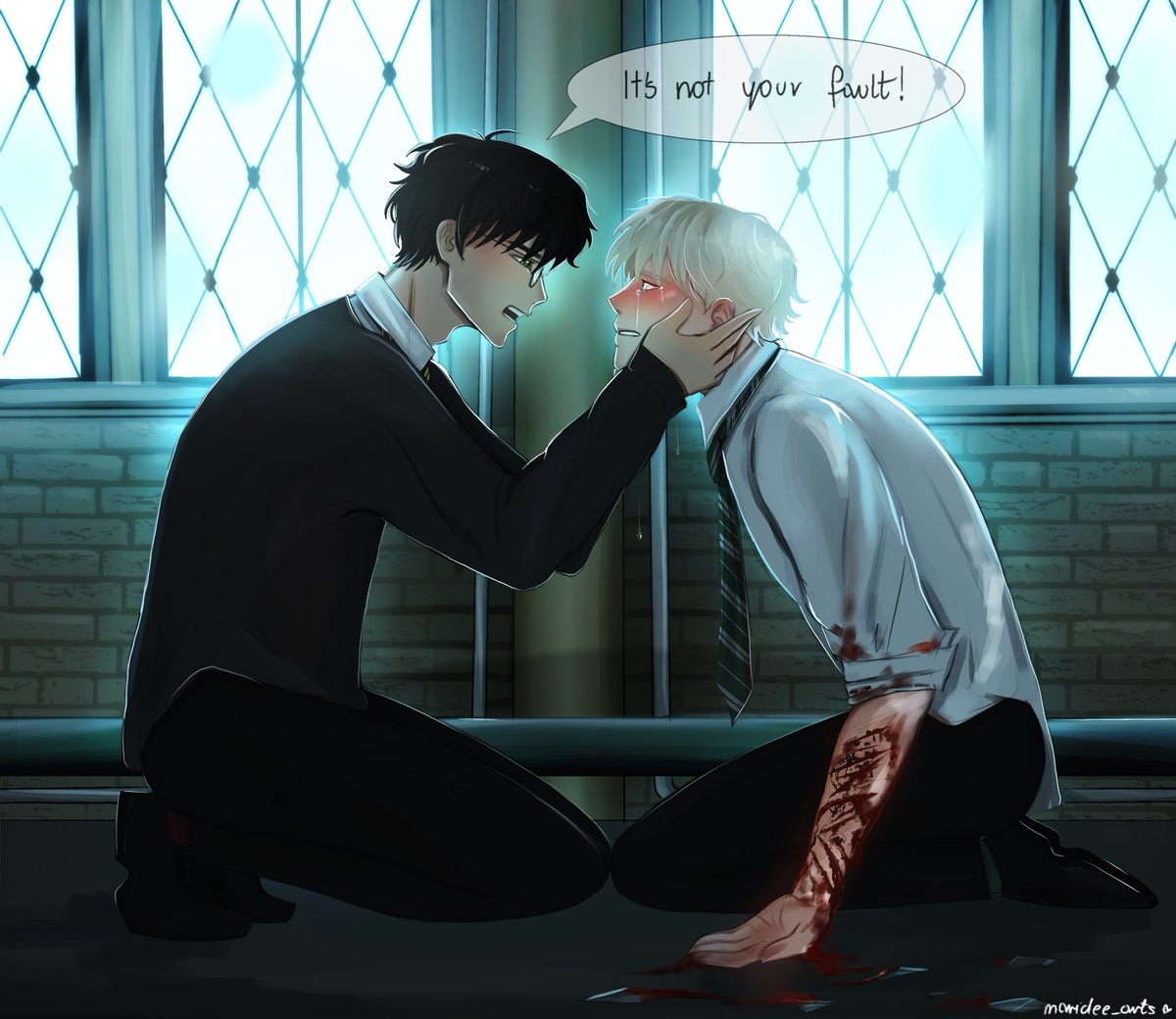 IT’S NOT YOUR FAULT❤️‍🩹 
#DracoMalfoy #HarryPotter #drarry