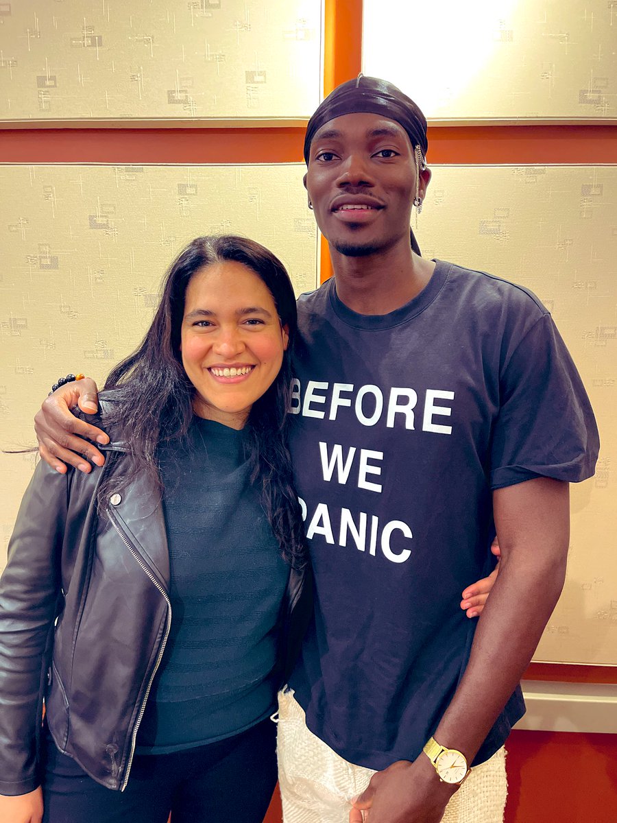 We teased a small clip from our conversation this morning but…there’s more!

Off the release of his new album “Panic” - 

Juno Award winner <a href="/sincerelyTOBi/">before we PANIC</a> stops through <a href="/CBCMornings/">Mornings on CBC Music</a> with <a href="/sarojacoelho/">Saroja Coelho</a> 

YOU DO NOT WANT TO MISS THIS
CHAT with one of Canada’s rising stars!