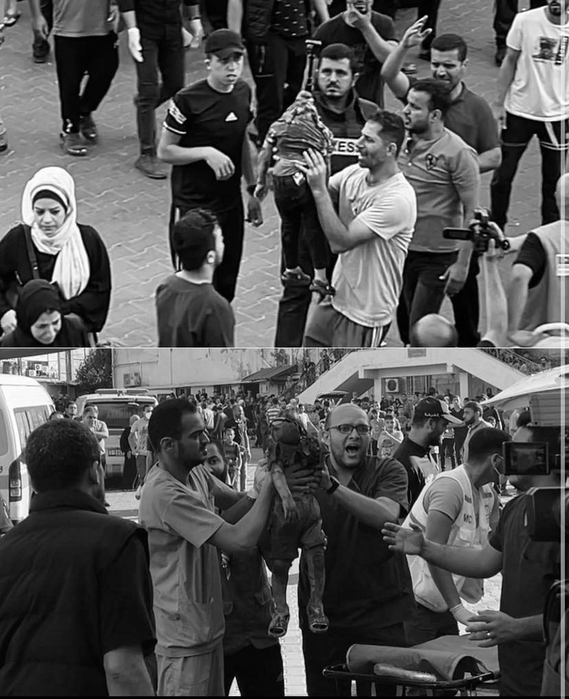 Leenareda01's tweet photo. The Zionist occupation force claimed a false and fabricated scenario about BEHEADED 40 ISRAELI BABIES but there is no evidence about that because it was fake news … but actually there is evidence of the BEHEADING OF INNOCENT GAZA BABIES  ..! 

#FreePalestine 
#Gazagenocide https://t.co/QUNXGPWMSt
