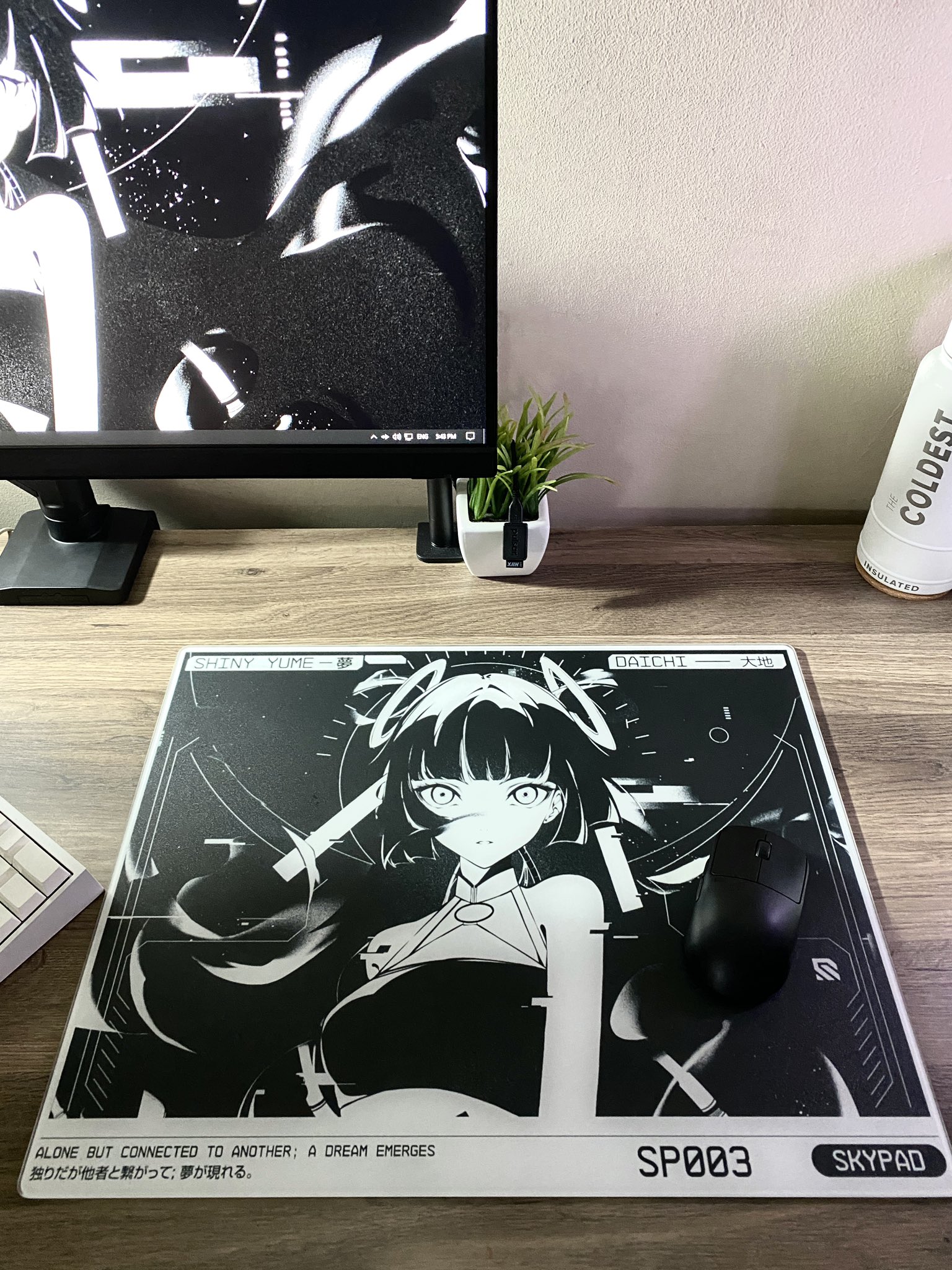 Skypad Yume sp003 ガラスマウスパッド