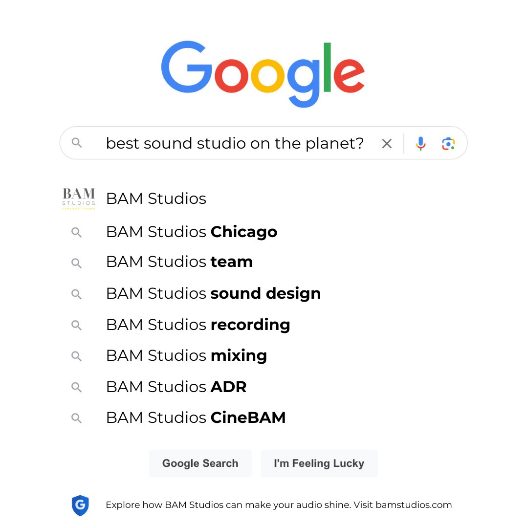 bamstudios's tweet image. On the planet? 🌎  .... Wow, thanks Google!  😜
.
.
#SoundStudio #AudioPostProduction #AudioProduction #SoundMixing #SoundForTV #SoundForFilm #SoundforRadio #radioproduction #SoundForBroadcast #SoundForStreaming #Recording #beingsilly