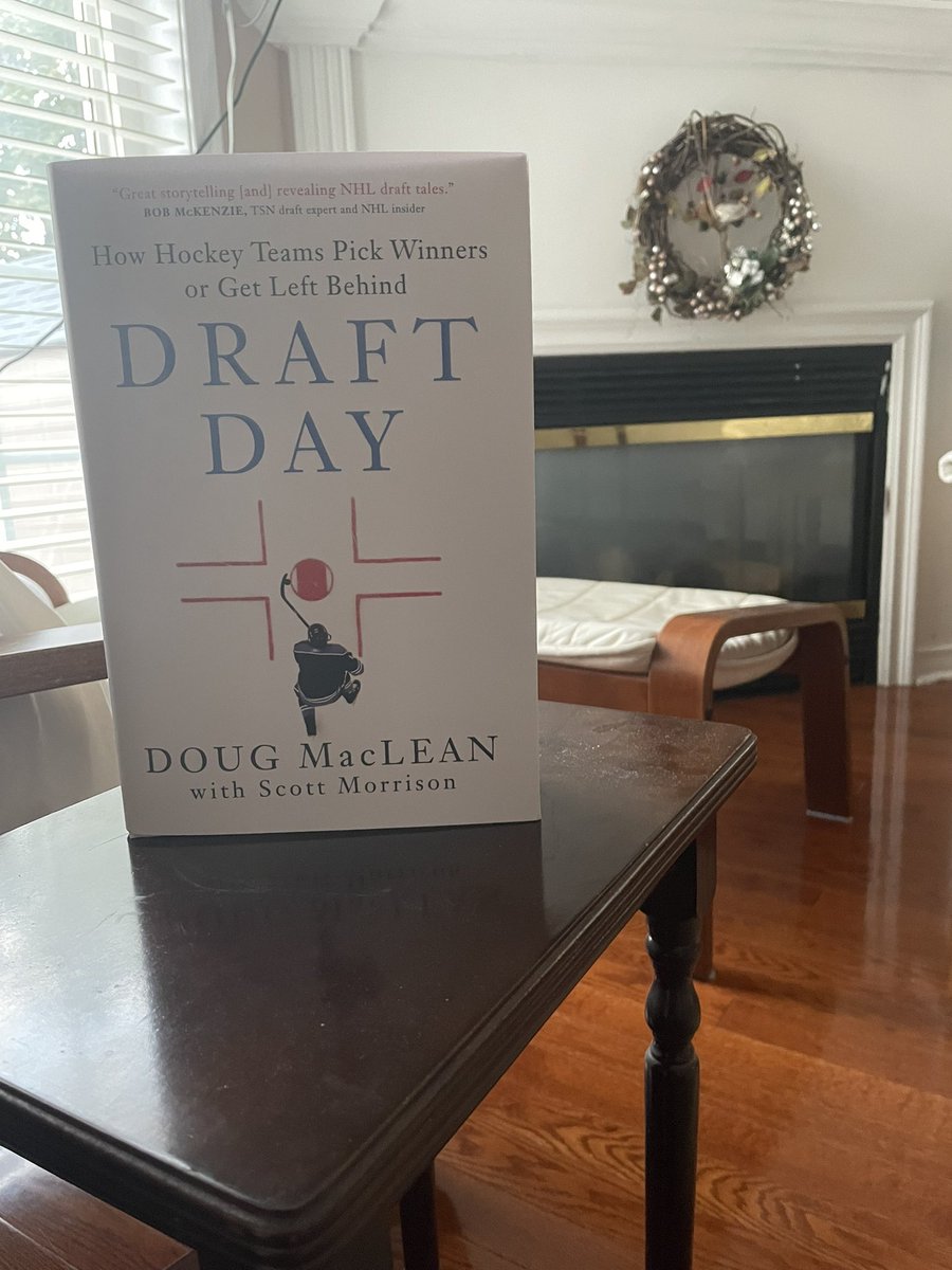 Looking forward to diving into this over the weekend 🏒

Congratulations 🎉 
<a href="/DougMaclean/">Doug Maclean</a> 
<a href="/simonschuster/">Simon & Schuster</a> 

#HockeyTwitter #DraftDay #Hockey #HockeyIsBack #NHL
#Book #Story #October
