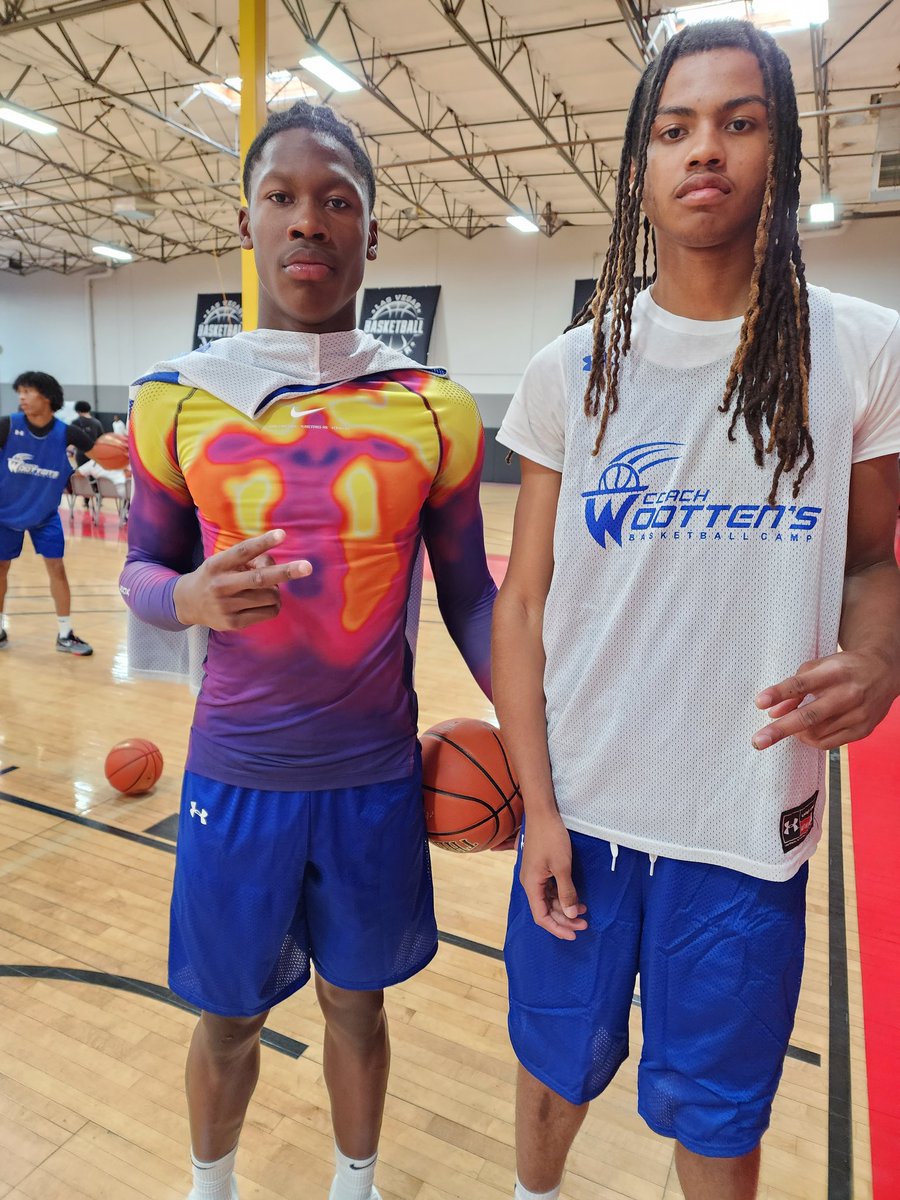 CedricCobb_'s tweet photo. Look at who I ran into at the @Wootten_Camp Top 150 Camp @ARHoopScoop @ArRecruitingGuy @TerrionBurgess @JJAndrews2026 #Arkansas https://t.co/wZSTWP0Wqv
