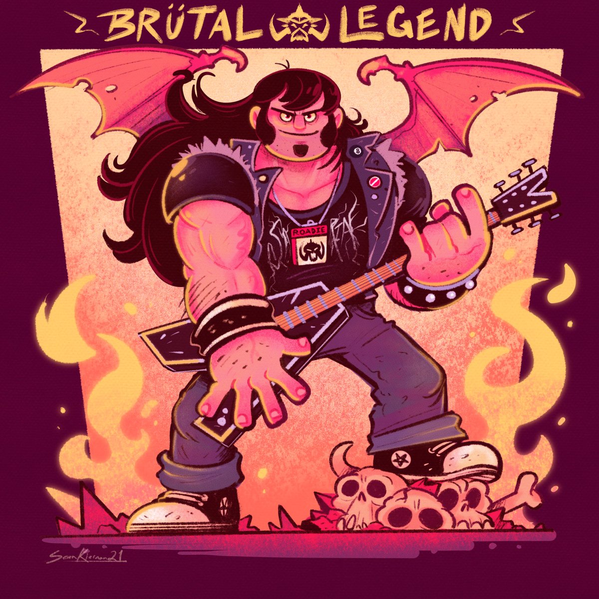 LowBudgetGhost's tweet image. It’s Rocktober 13th! Happy Birthday Brütal Legend! 🤘👹🎸⚡️