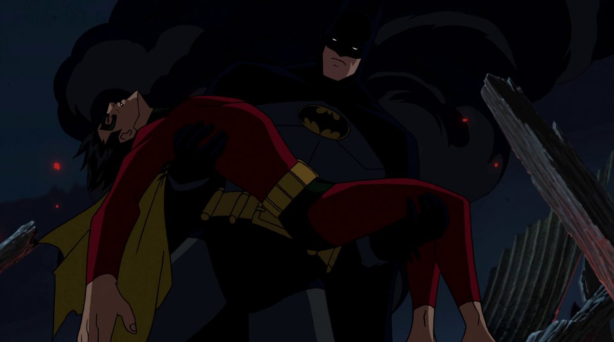 worldsfinest's tweet photo. The DC Showcase "Batman: Death in the Family" animated short debuted on this day (Oct. 13) in 2020. Building off the acclaimed "Batman: Under the Red Hood," this interactive short offered different outcomes for Jason Todd depending on the viewers' choices! #Batman #DCShowcase https://t.co/Vn1VPMxovg