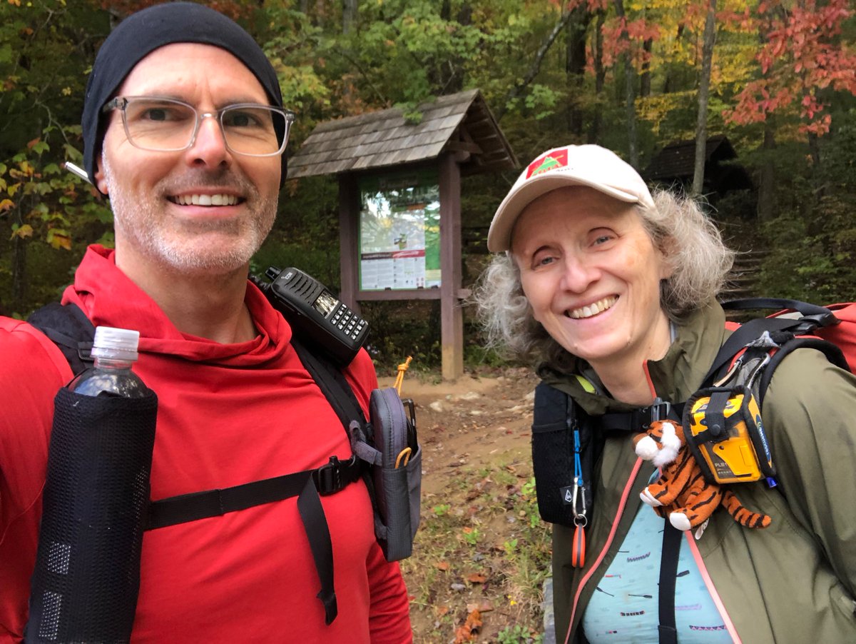 Fun start to the W4 fall Campout.  5 summits in the log.  3 with SOTA GOAT K9IR.  Back at it tomorrow.