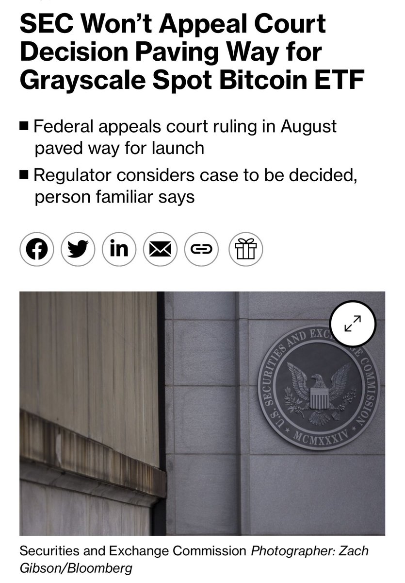#Bitcoin wins.  #SEC. #Grayscale.