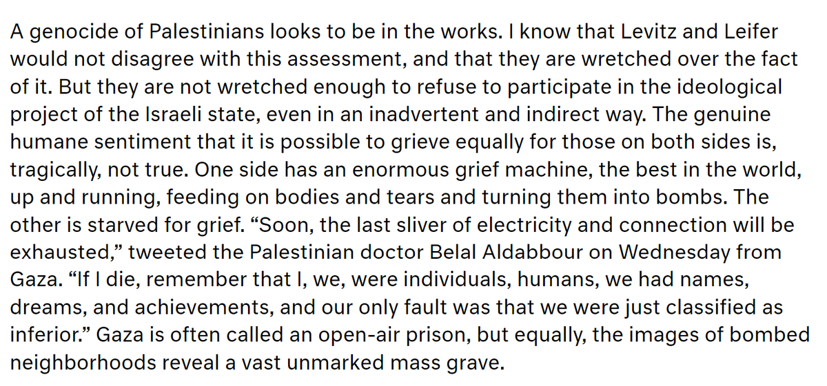 arne__ness's tweet photo. lucid as always. gabe winant on the israeli grief machine https://t.co/fSo6yU2M3b https://t.co/gGut5Gjl8s