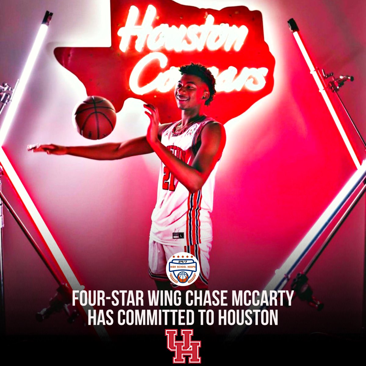4 Star Chase McCarty Has Committed To Houston @Chasemccarty21