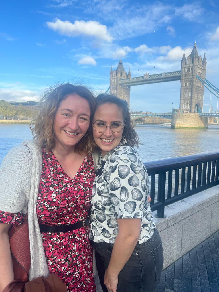 Andifine's tweet photo. I had the most fantastic day today with @tubbytitwitch! We’ve been penpals for 3 yrs &amp; finally got to meet in person for the first time. We spent the day walking around london, laughing at stupid stuff, and eating incredible food. So at least 1 good thing came from the pandemic. https://t.co/ODJjGQQvH7