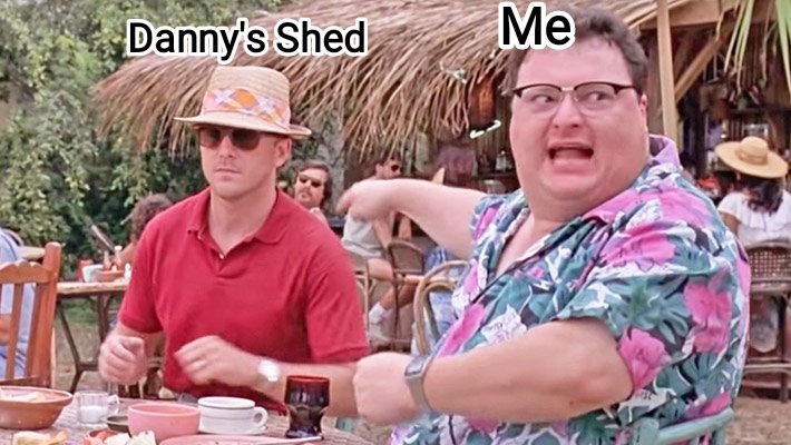 SHED SHED SHED!
So much shed action. Inside. Outside. I feel so connected. 😁😂
#shedPorn #Uncanny #UncannyTV

Fantastic first episode of Uncanny TV